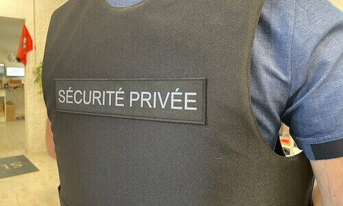 écusson sécurité privée dos